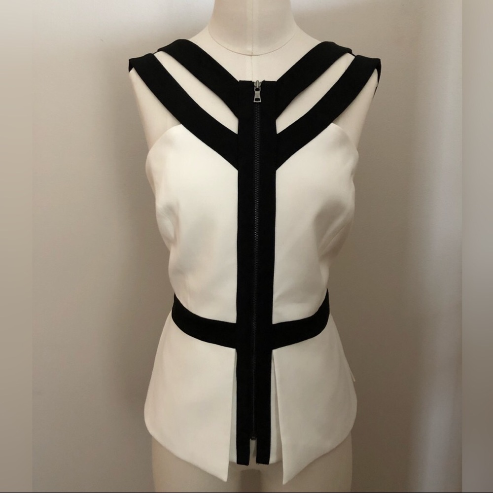 NWOT BCBGMAXAZRIA Peplum Top